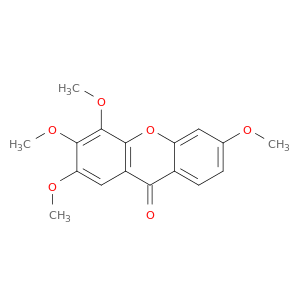 9H-Xanthen-9-one, 2,3,4,6-tetramethoxy-