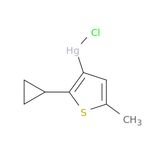Mercury, chloro(2-cyclopropyl-5-methyl-3-thienyl)-