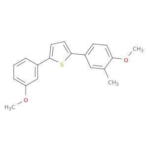 2-(4-甲氧基-3-甲基苯基)-5-(3-甲氧基苯基)噻吩