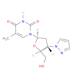 Thymidine,3'-deoxy-3'-(1H-pyrazol-1-yl)- (9CI)