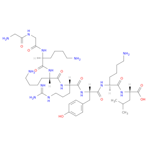 L-Leucine, glycylglycyl-L-lysyl-L-lysyl-L-arginyl-L-tyrosyl-L-lysyl-