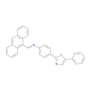 Benzenamine, N-(9-anthracenylmethylene)-4-(5-phenyl-2-oxazolyl)-