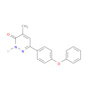 3(2H)-Pyridazinone, 4-methyl-6-(4-phenoxyphenyl)-