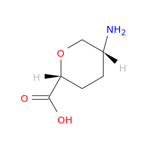 2H-Pyran-2-carboxylicacid, 5-aminotetrahydro-, cis- (9CI)