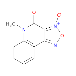 [1,2,5]Oxadiazolo[3,4-c]quinolin-4(5H)-one, 5-methyl-, 3-oxide