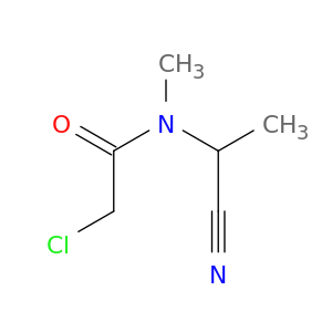 Acetamide, 2-chloro-N-(1-cyanoethyl)-N-methyl-