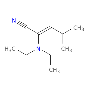 2-Pentenenitrile, 2-(diethylamino)-4-methyl-, (Z)-