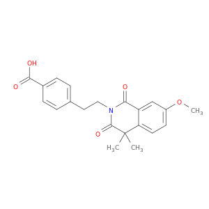 Benzoic acid,4-[2-(3,4-dihydro-7-methoxy-4,4-dimethyl-1,3-dioxo-2(1H)-isoquinolinyl)ethyl]-