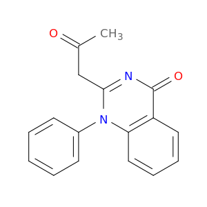 4(1H)-Quinazolinone, 2-(2-oxopropyl)-1-phenyl-