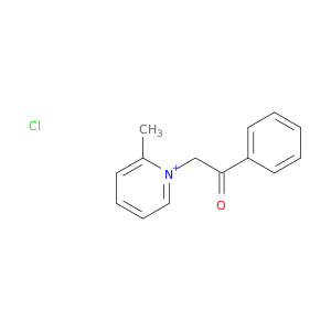 Pyridinium,2-methyl-1-(2-oxo-2-phenylethyl)-, chloride (1:1)