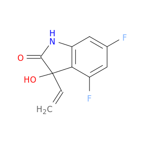 3-乙烯基-4,6-二氟-1,3-二氢-3-羟基-2H-INDOL-2-one