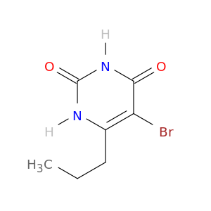 2,4(1H,3H)-Pyrimidinedione, 5-bromo-6-propyl-