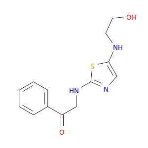 Ethanone, 2-[[5-[(2-hydroxyethyl)amino]-2-thiazolyl]amino]-1-phenyl-