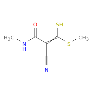 2-Propenamide, 2-cyano-3-mercapto-N-methyl-3-(methylthio)-