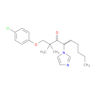 4-Nonen-3-one, 1-(4-chlorophenoxy)-4-(1H-imidazol-1-yl)-2,2-dimethyl-