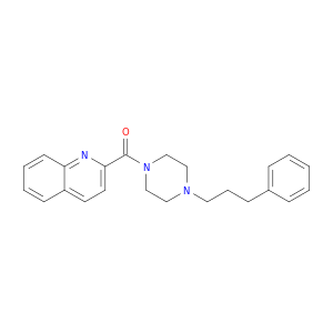 Methanone, [4-(3-phenylpropyl)-1-piperazinyl]-2-quinolinyl-