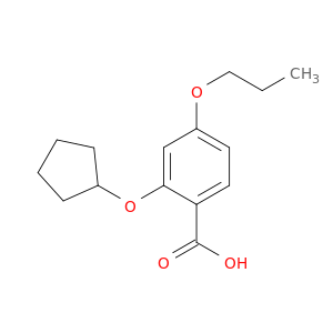 2-(Cyclopentyloxy)-4-propoxybenzoic Acid