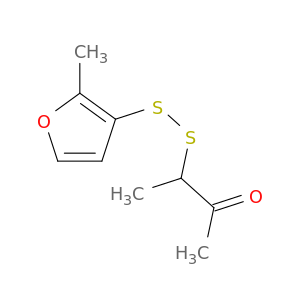 2-Butanone, 3-[(2-methyl-3-furanyl)dithio]-