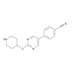 Benzonitrile, 4-[2-(4-piperidinyloxy)-5-pyrimidinyl]-