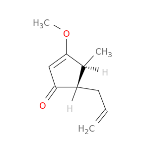2-Cyclopenten-1-one, 3-methoxy-4-methyl-5-(2-propenyl)-, trans-
