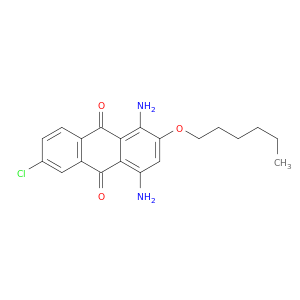 9,10-Anthracenedione, 1,4-diamino-6-chloro-2-(hexyloxy)-