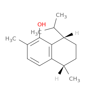 1-Naphthalenol, 5,6,7,8-tetrahydro-2,5-dimethyl-8-(1-methylethyl)-, cis-