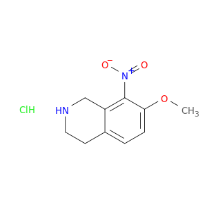 7-甲氧基-8-硝基-1,2,3,4-四氢异喹啉盐酸盐