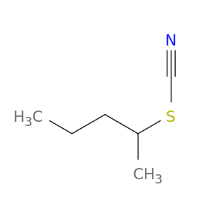 Thiocyanic acid, 1-methylbutyl ester