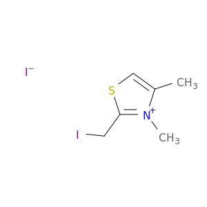 Thiazolium, 2-(iodomethyl)-3,4-dimethyl-, iodide