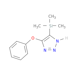 1H-1,2,3-Triazole, 4-phenoxy-5-(trimethylsilyl)-