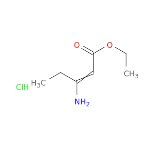 2-Pentenoic acid, 3-amino-, ethyl ester, hydrochloride