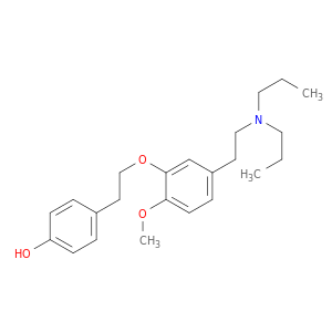 Phenol, 4-[2-[5-[2-(dipropylamino)ethyl]-2-methoxyphenoxy]ethyl]-