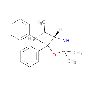 Oxazolidine, 2,2-dimethyl-4-(1-methylethyl)-5,5-diphenyl-, (4S)-