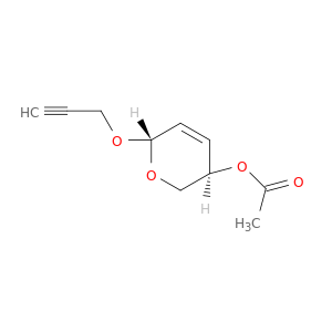 2H-Pyran-3-ol, 3,6-dihydro-6-(2-propynyloxy)-, acetate, (3R,6S)-