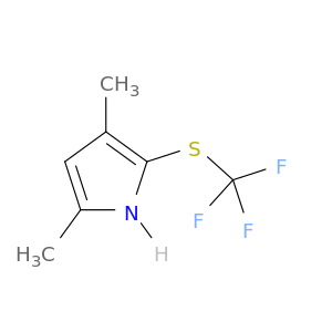 1H-Pyrrole, 3,5-dimethyl-2-[(trifluoromethyl)thio]-