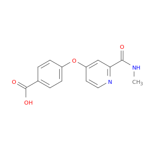 Benzoic acid, 4-[[2-[(methylamino)carbonyl]-4-pyridinyl]oxy]-