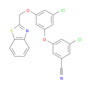 Benzonitrile, 3-[3-(2-benzothiazolylmethoxy)-5-chlorophenoxy]-5-chloro-