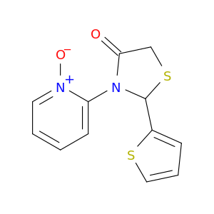 4-Thiazolidinone, 3-(1-oxido-2-pyridinyl)-2-(thienyl)-