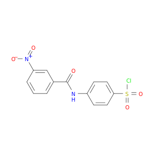 Benzenesulfonyl chloride, 4-[(3-nitrobenzoyl)amino]-