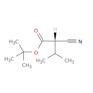Butanoic acid, 2-cyano-3-methyl-, 1,1-dimethylethyl ester, (S)-