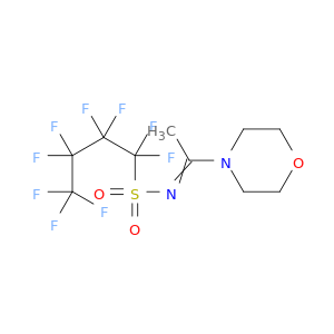 Morpholine, 4-[1-[[(nonafluorobutyl)sulfonyl]imino]ethyl]-
