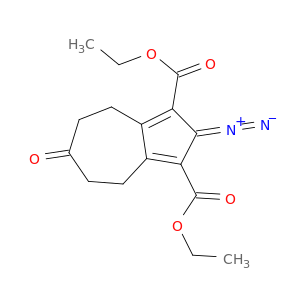 1,3-Azulenedicarboxylic acid, 2-diazo-2,6-dihydro-6-oxo-, diethyl ester
