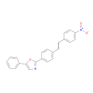 Oxazole, 2-[4-[2-(4-nitrophenyl)ethenyl]phenyl]-5-phenyl-