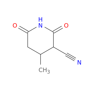 3-Piperidinecarbonitrile, 4-methyl-2,6-dioxo-