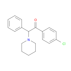 Ethanone, 1-(4-chlorophenyl)-2-phenyl-2-(1-piperidinyl)-