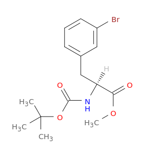 (S)-3-(3-溴苯基)-2-((叔丁氧基羰基)氨基)丙酸甲酯
