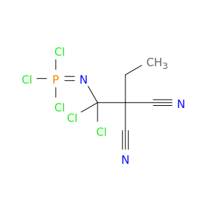 Phosphorimidic trichloride, (1,1-dichloro-2,2-dicyanobutyl)-