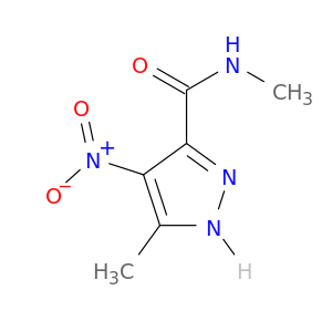 N,5-DIMETHYL-4-NITRO-1H-PYRAZOLE-3-CARBOXAMIDE