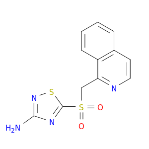 1,2,4-Thiadiazol-3-amine, 5-[(1-isoquinolinylmethyl)sulfonyl]-