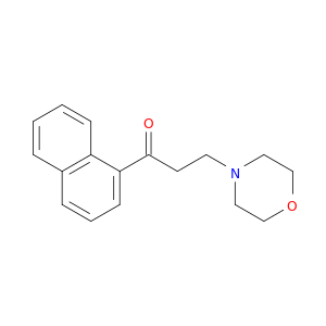 1-Propanone, 3-(4-morpholinyl)-1-(1-naphthalenyl)-